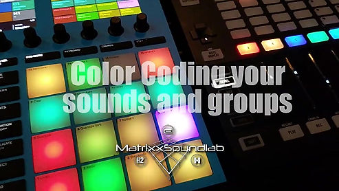 Color Coding pads, sounds, sampled content and groups